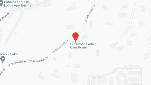 Map of the neighborhood around Casa De Shining Sunbeam