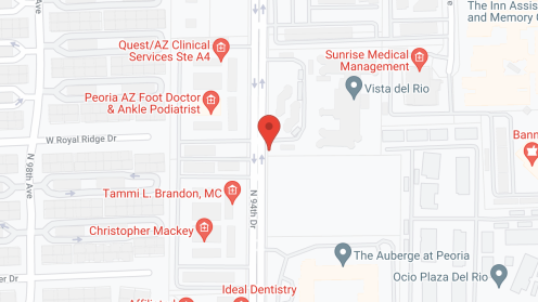 Map of the neighborhood around Vista del Rio