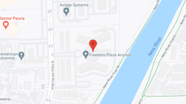 Freedom Plaza Peoria Campus in google map