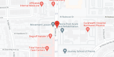 Peoria Post Acute and Rehabilitation in google map