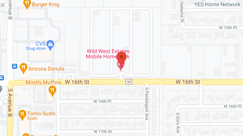 Map of the neighborhood around Kenyon Mobile Home Park