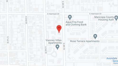 Map of the neighborhood around Vianney Villas Apartments