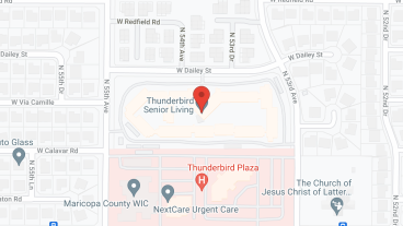 Thunderbird Senior Living in google map