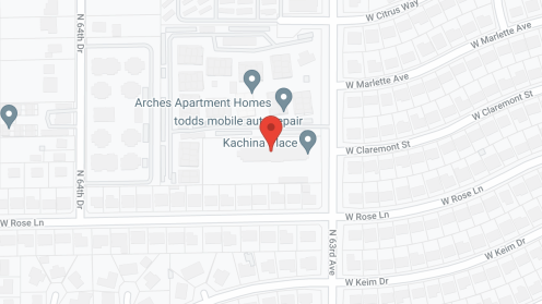 Map of the neighborhood around Kachina Place Glendale Senior