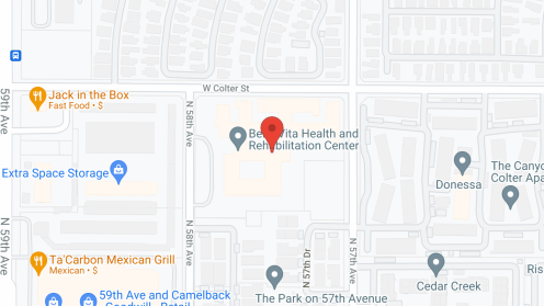 Map of the neighborhood around Amarsi Assisted Living