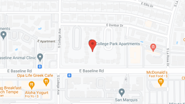 College Park Apartments in google map