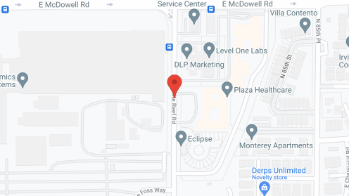 Map of the neighborhood around Plaza Healthcare