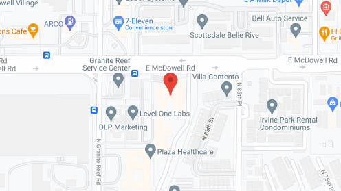Map of the neighborhood around Mimosa Springs
