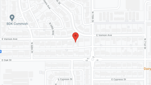Map of the neighborhood around A Place in the Sun