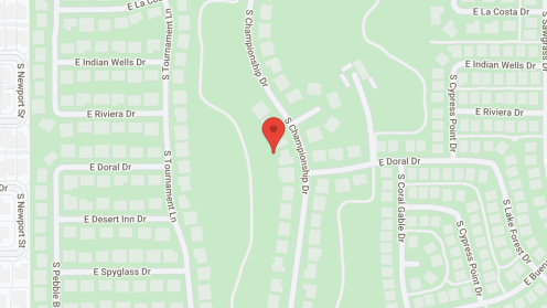 Map of the neighborhood around Sun Bird Golf Resort