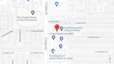 Visions Senior Living at Mesa in google map