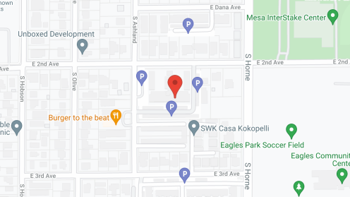 Map of the neighborhood around Greenfields Assisted Living