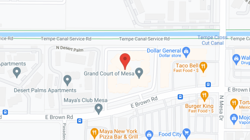 Map of the neighborhood around Grand Court Of Mesa