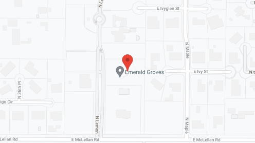 Map of the neighborhood around Emerald Groves South