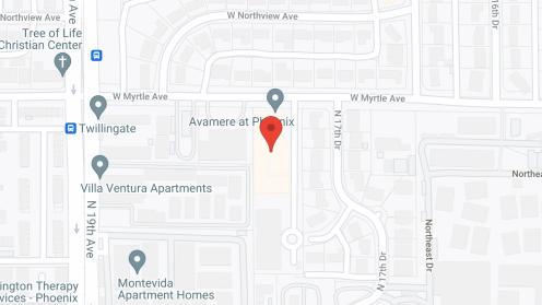 Map of the neighborhood around Ridge at The Stratford