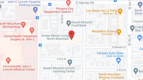 Map of the neighborhood around Avista North Mountain