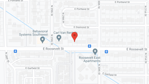 Map of the neighborhood around Esters Care Ctr