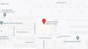 Overland Court Senior Living in google map