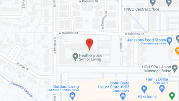 Heatherwood Senior Living in google map