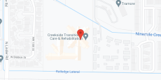 Creekside Transitional Care and Rehabilitation in google map