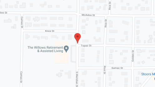 Map of the neighborhood around The Willows Assisted Living & Memory Care