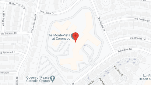 Map of the neighborhood around The Montevista at Coronado