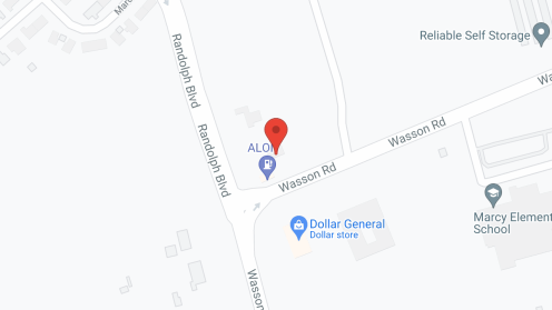 Map of the neighborhood around Marcy Place