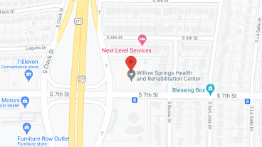 Willow Springs Health and Rehab in google map