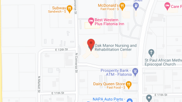 Oak Manor Nursing Center in google map