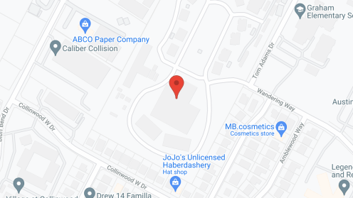 Map of the neighborhood around Buckner Villas
