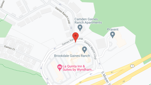 Map of the neighborhood around Brookdale Gaines Ranch