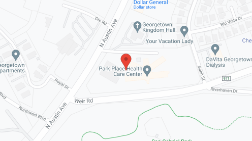 Map of the neighborhood around Park Place Assisted Living