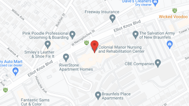 Colonial Manor Care Center in google map