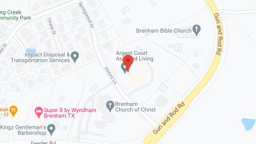 Argent Court Brenham in google map