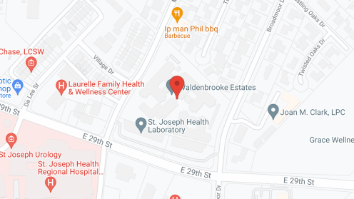 Map of the neighborhood around Waldenbrooke Estates