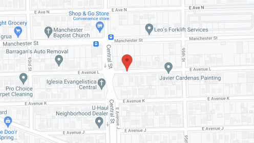 Map of the neighborhood around Burmont Nursing Center