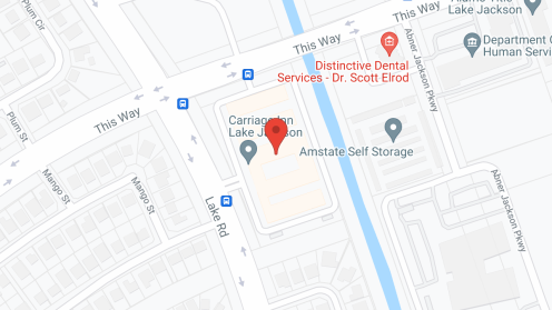 Map of the neighborhood around Carriage Inn at Lake Jackson