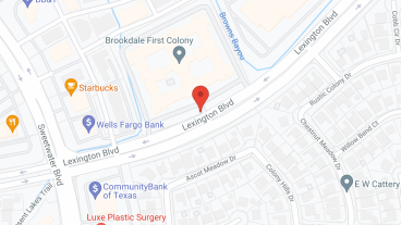 Brookdale First Colony in google map