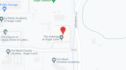 Map of the neighborhood around The Auberge at Sugar Land