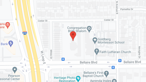 Map of the neighborhood around The Gardens of Bellaire