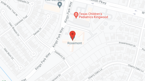 Map of the neighborhood around Rosemont
