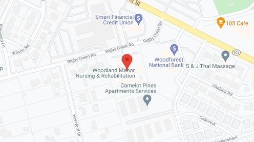 Map of the neighborhood around Woodland Manor Nursing Home