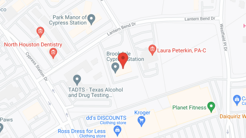 Map of the neighborhood around Brookdale Cypress Station