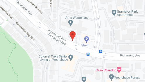 Map of the neighborhood around Atria Westchase