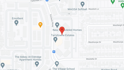 Map of the neighborhood around Tarrytowne Estates