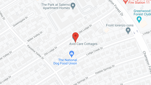 Map of the neighborhood around Avid Care Cottages-Champions