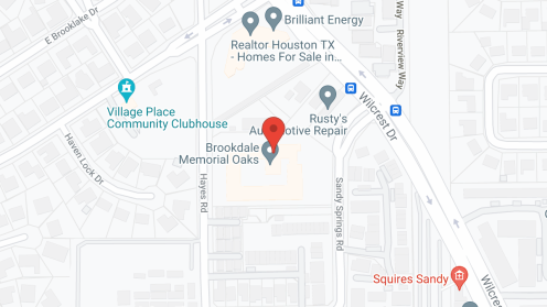 Map of the neighborhood around Marriott's Memorial Oaks Guest Home
