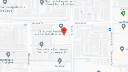 Map of the neighborhood around Sharpview Residence and Rehab Center