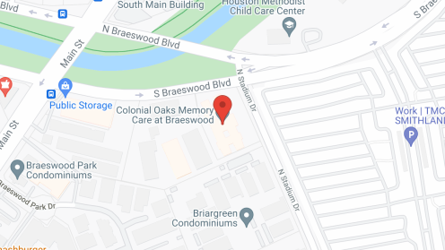 Map of the neighborhood around Reserve at Braeswood