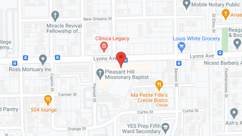 Map of the neighborhood around Pleasant Hill Village